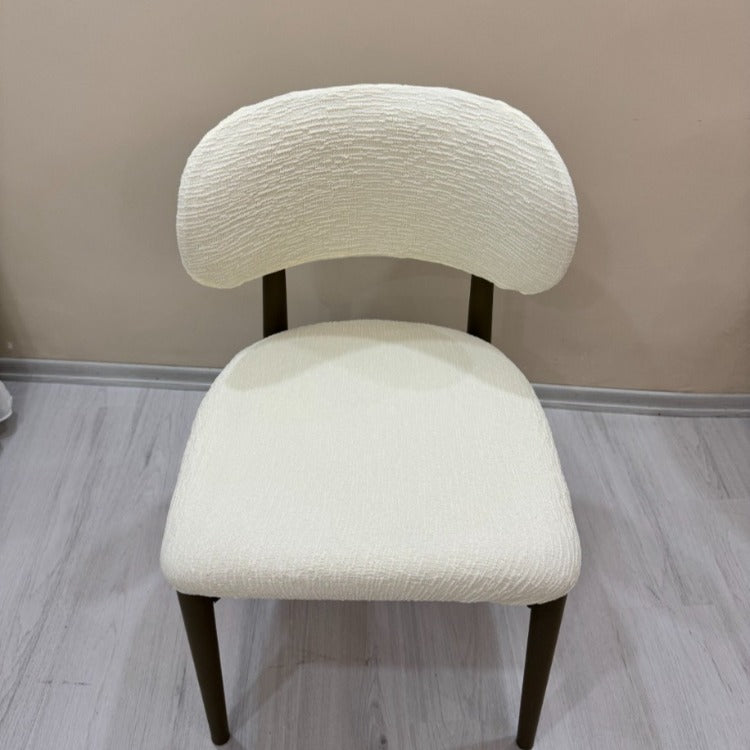 Bohem Sandalye Kılıfı – Jakar Kumaş (6 Adet) – Krem