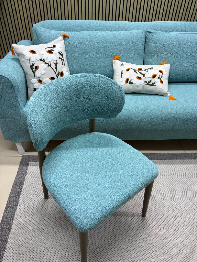 Bohem Sandalye Kılıfı – Bohem Kumaş (6 Adet) – Mint Yeşili