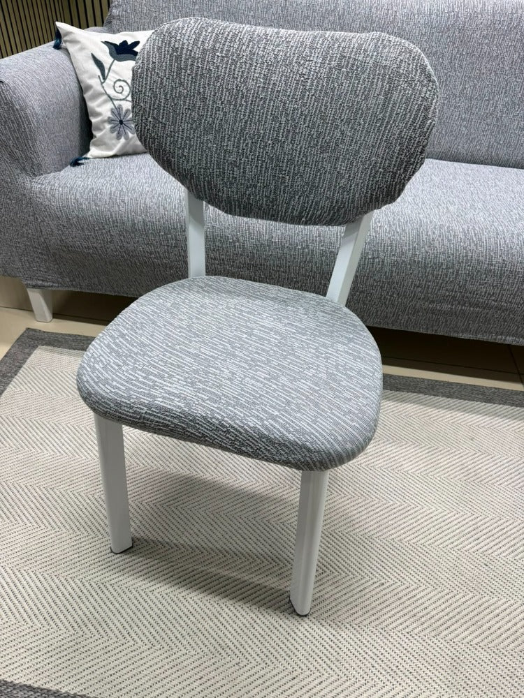 Elma Model Fermuarlı Sandalye Kılıfı (6 Adet) – Gri
